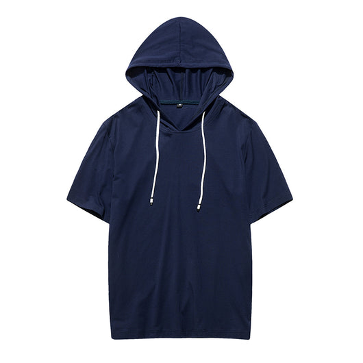Sudadera Deportiva con Capucha Manga Corta para Hombre - Algodón Premium - Image 4