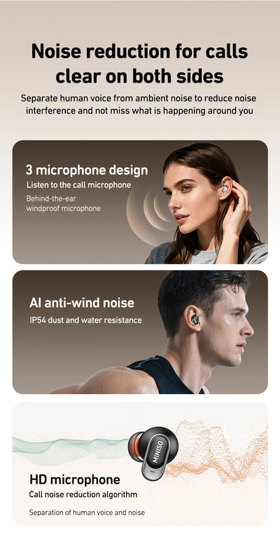 Auriculares Deportivos Inalámbricos con Cancelación de Ruido y Traducción en Tiempo Real - Image 19