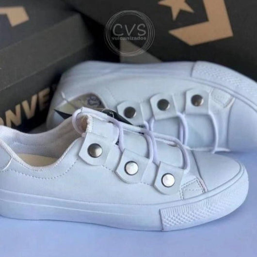 Zapatos Plataforma Casual de Viscosa con Punta Redonda para Mujer - Image 3