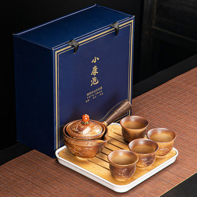 Juego de Té Xiaoyao con Tetera Giratoria 360° - Image 50