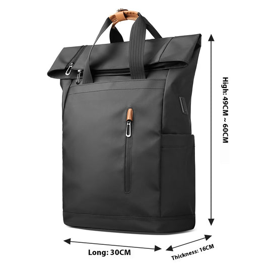 Mochila de Viaje con Cierre Lateral - Diseño Ergonómico para Commute y Aventuras - Image 3