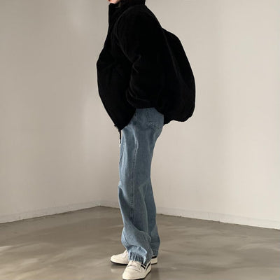 Abrigo Corto Acolchado de Algodón con Diseño de Rayas Hundidas y Solapa para Mujer - Image 18