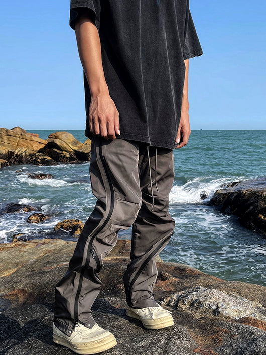 Pantalón de Buzo Cargo con Cierre Lateral en Nylon - Image 11