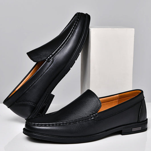 Mocasines de Cuero Auténtico Cómodos Transpirables para Negocios - Image 17