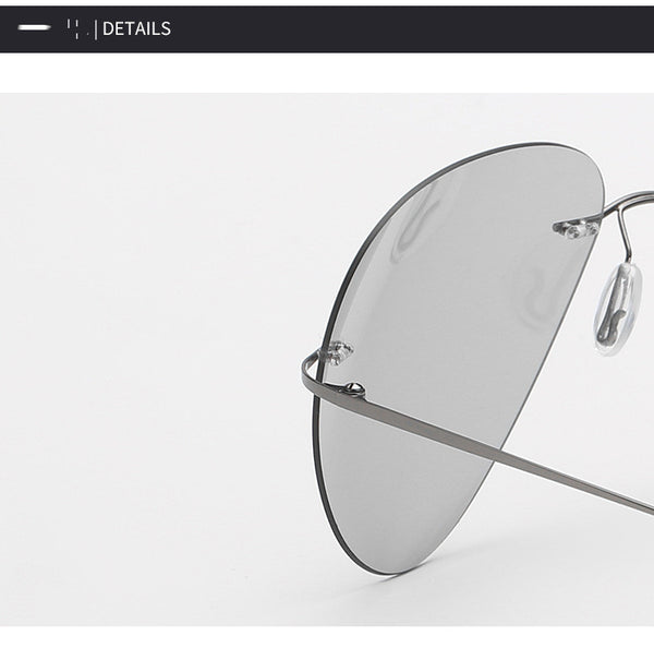 Gafas de Sol Polarizadas Fotocromáticas Titanio Ultraligeras para Conducción