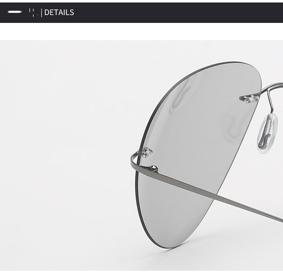 Gafas de Sol Polarizadas Fotocromáticas Titanio Ultraligeras para Conducción