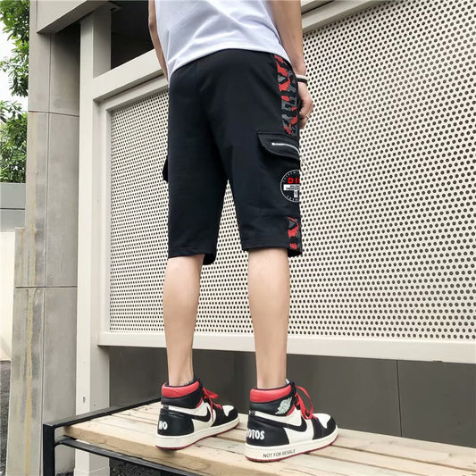 Pantalones Cortos Casuales para Hombre con Diseño de Cinco Puntos - Image 2