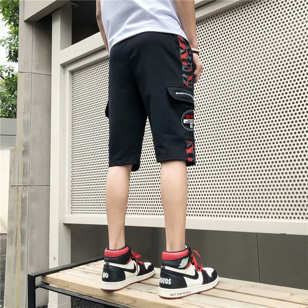 Pantalones Cortos Casuales para Hombre con Diseño de Cinco Puntos