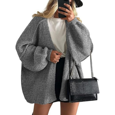 Abrigo Suéter Tejido Casual para Mujer - Image 32