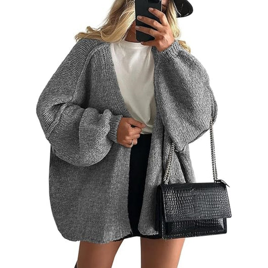 Abrigo Suéter Tejido Casual para Mujer - Image 32
