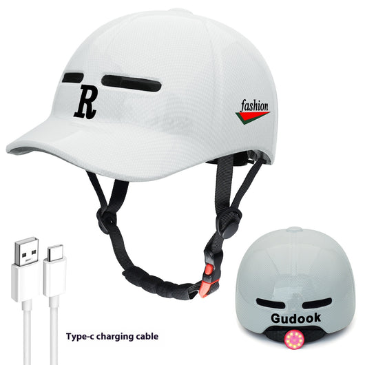 Casco de Ciclismo con Luz de Advertencia Integrada Duck Tongue - Image 12