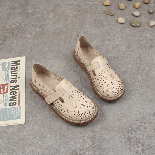 Zapatos de Tacón Bajo con Diseño Calado - Comodidad y Estilo - Image 6