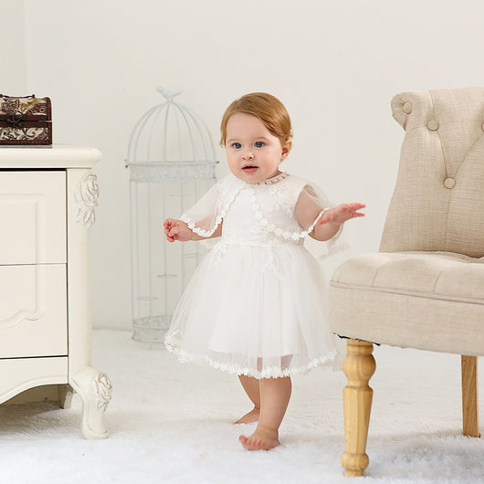 Conjunto de 3 Piezas Vestido Princesa para Bebé Niña 0-2 Años - Image 8