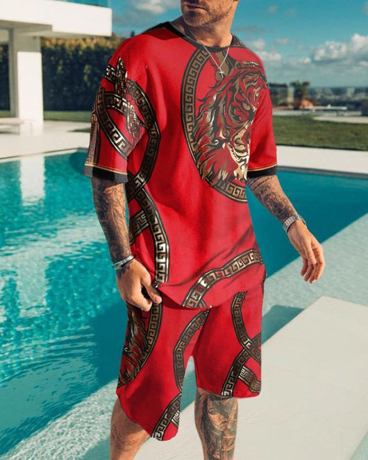 Conjunto Deportivo Casual para Hombre - Playera y Shorts de Corte Moderno - Image 3