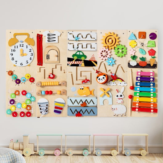 Tablero Interactivo de Pared para Aprendizaje Temprano - Juego Educativo Multifuncional
