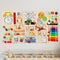 Tablero Interactivo de Pared para Aprendizaje Temprano - Juego Educativo Multifuncional