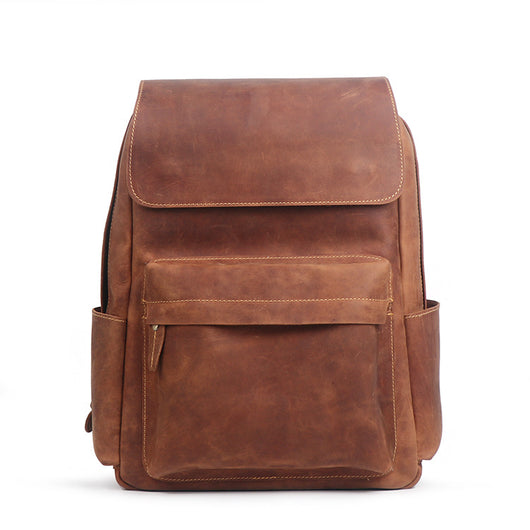 Mochila de Cuero Estilo Retro - Image 10