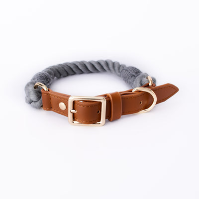 Juego de Collar y Correa para Perros Medianos y Grandes en Cuero y Algodón Tejido - Image 22