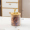 Amber Reindeer Storage Jar 90 X 100 Mm