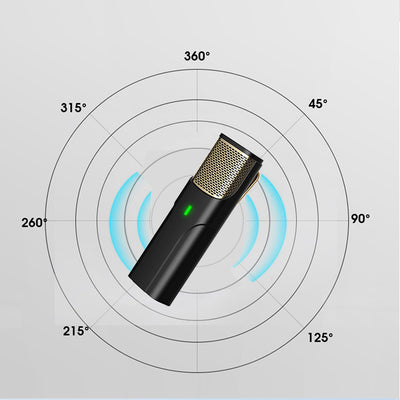 Micrófono Inalámbrico Lavalier Profesional con Bluetooth para Grabación - Image 5