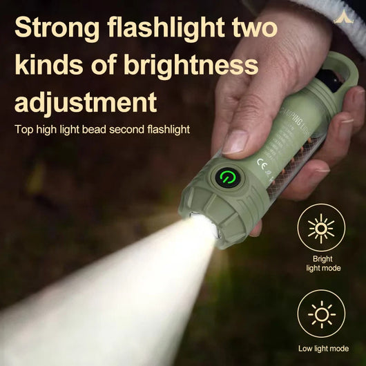 Linterna LED Recargable Multifuncional para Camping y Ciclismo Nocturno - Image 4
