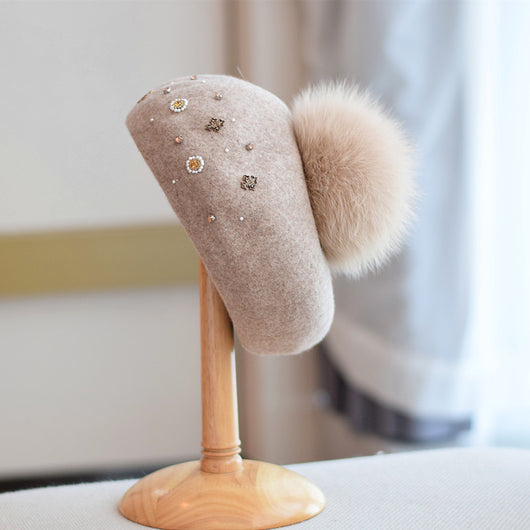 Gorro de Lana Retro Clásico para Mujer - Image 10