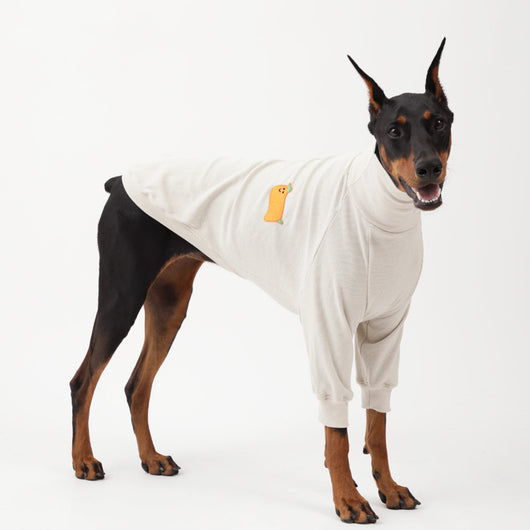 Suéter de Cuello Alto Texturizado para Razas de Perro Especiales