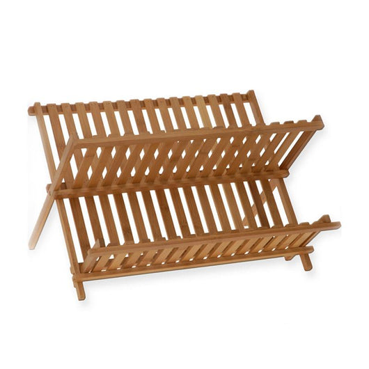 Escurridor de Platos Doble de Bambú con Ventilación - Image 2