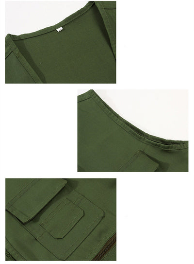 Chaleco Multibolsillos Unisex de Poliéster-Algodón - Image 16