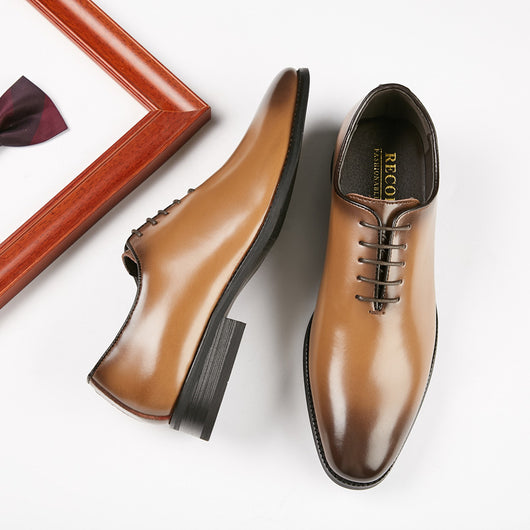 Zapatos Formales de Cuero Pulido a Mano - Calzado Ejecutivo con Cordones para Caballeros - Image 11