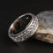 Anillo de Plata Esterlina con Rotor Giratorio
