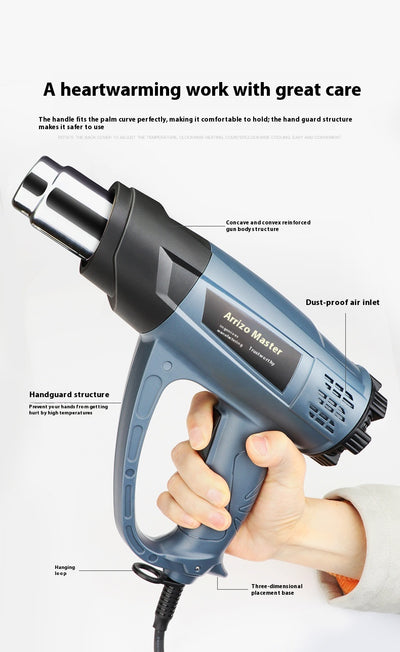Pistola de Aire Caliente con Control Digital de Temperatura para Películas y Detalles - Image 21