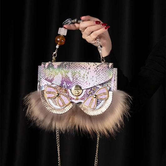 Bolso Bandolera Cuadrado Pequeño en Cuero Genuino para Mujer - Image 8