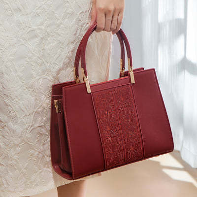 Bolso Rojo de Lujo para Mujer Sofisticada