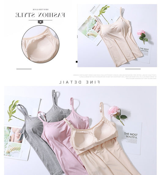 Chaleco Modal Ajustable para Mujer - Top Tubo Interior sin Sostén - Image 15