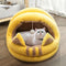 Cama Nido Semiencerrada para Gatos - Refugio Fresco de Verano