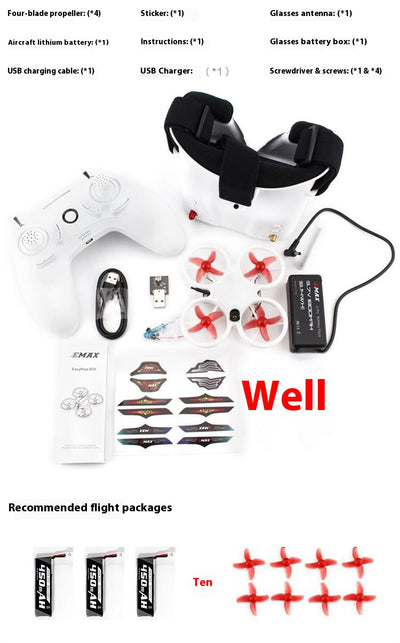 Dron FPV Racing RTF para Principiantes - Conjunto Completo con Motor Hueco - Image 8