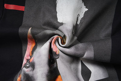 Playera Personalizada Doberman Manga Larga Holgada - Image 9