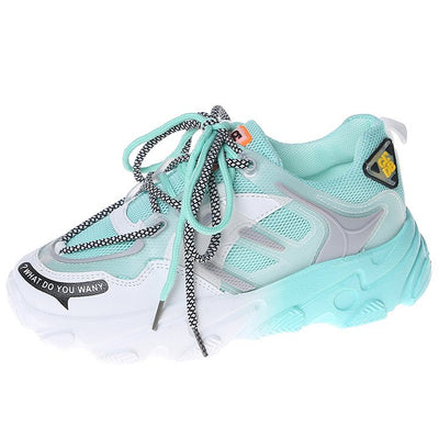 Zapatos Plataforma Daddy con Degradado Arcoíris para Mujer - Image 8