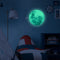 Pegatinas Luminiscentes Ecológicas Diseño Luna y Reciclaje
