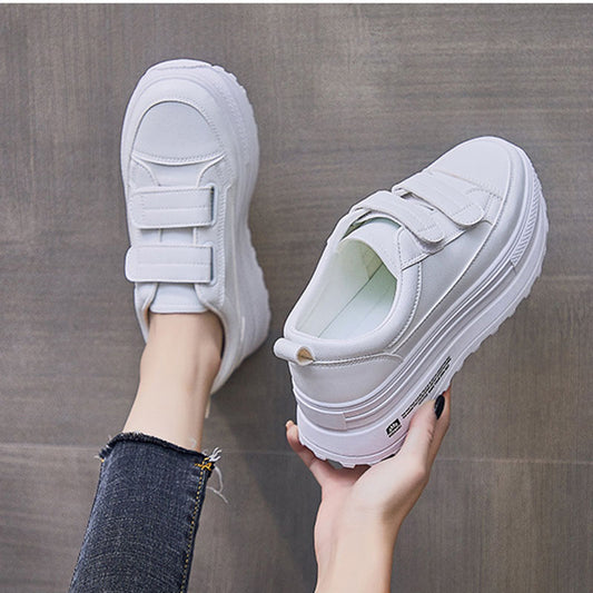 Zapatillas Blancas Plataforma Gruesa para Primavera y Otoño - Image 2