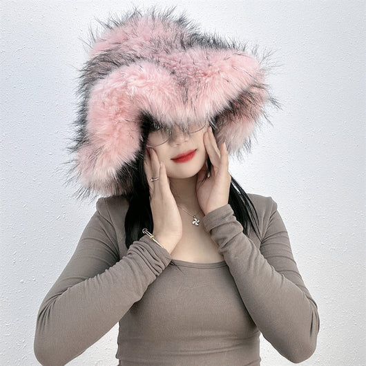 Gorro de Piel de Mapache Versátil y Elegante - Image 42