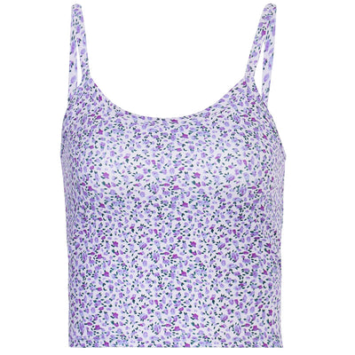 Bolso Bandolera Floral Púrpura Estilo Francés