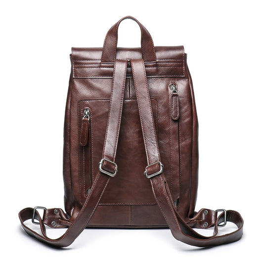 Mochila de Cuero Curtido al Vegetal para Hombre - Image 15