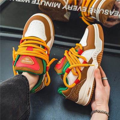 Tenis Retro Altos Hamburg Fries para Deportes y Estilo Casual de Verano - Image 4