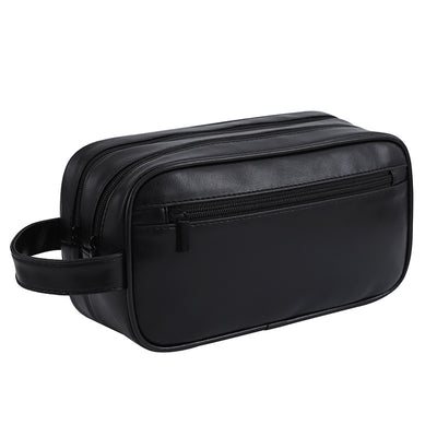 Bolsa de Aseo Viaje Doble Compartimento Cuero PU Hombre - Image 5