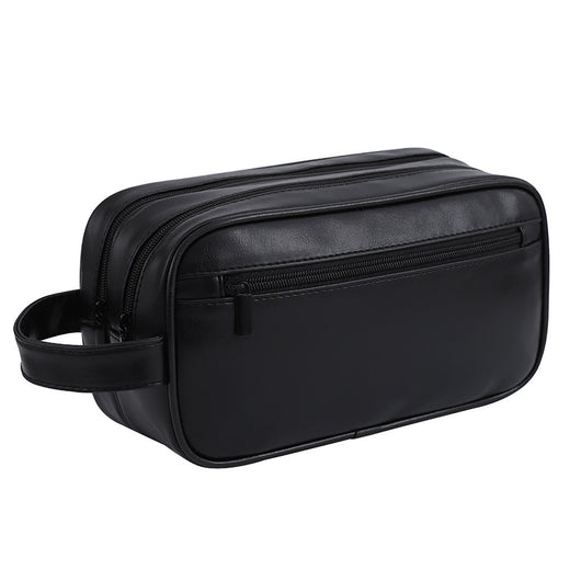 Bolsa de Aseo Viaje Doble Compartimento Cuero PU Hombre - Image 5