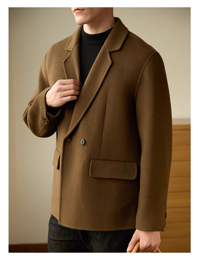 Abrigo de Lana Reversible para Hombre - Elegancia Ejecutiva - Image 11