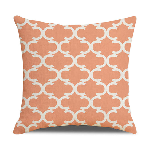 Funda de Almohada Lino Geometría Simple - Diseño Moderno para Sofá y Hogar - Image 50