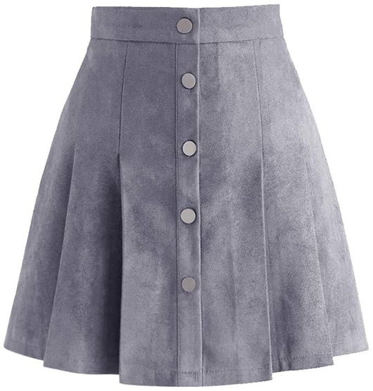 Falda Casual de Botones Estilo Europeo para Mujer - Image 6